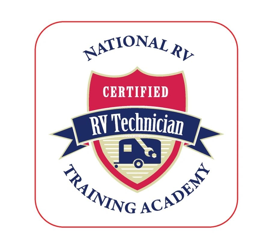 National RV Training Academy — Certified RV Technician badge